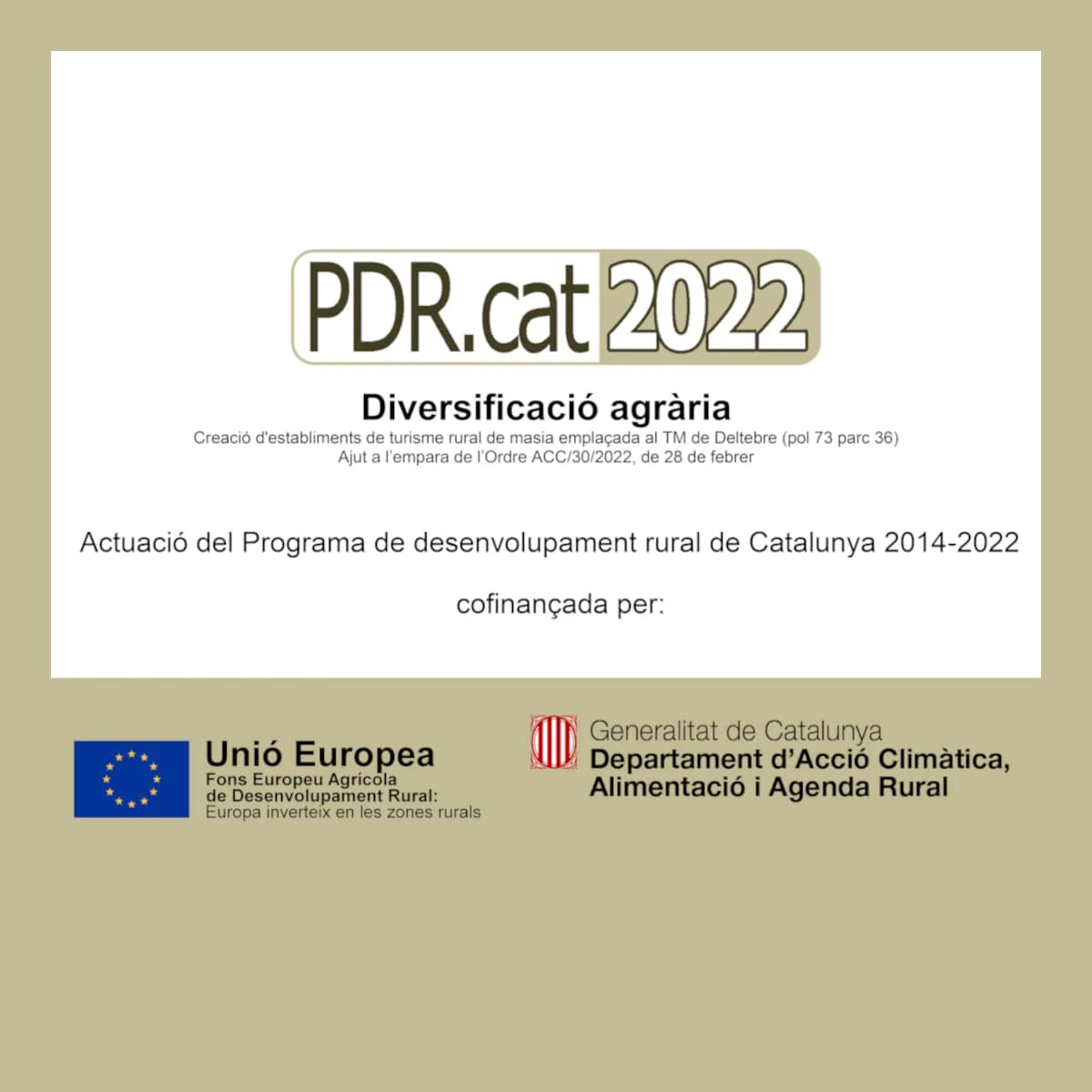 Programa de Desarrollo Rural de Cataluña - PDR.cat 2022